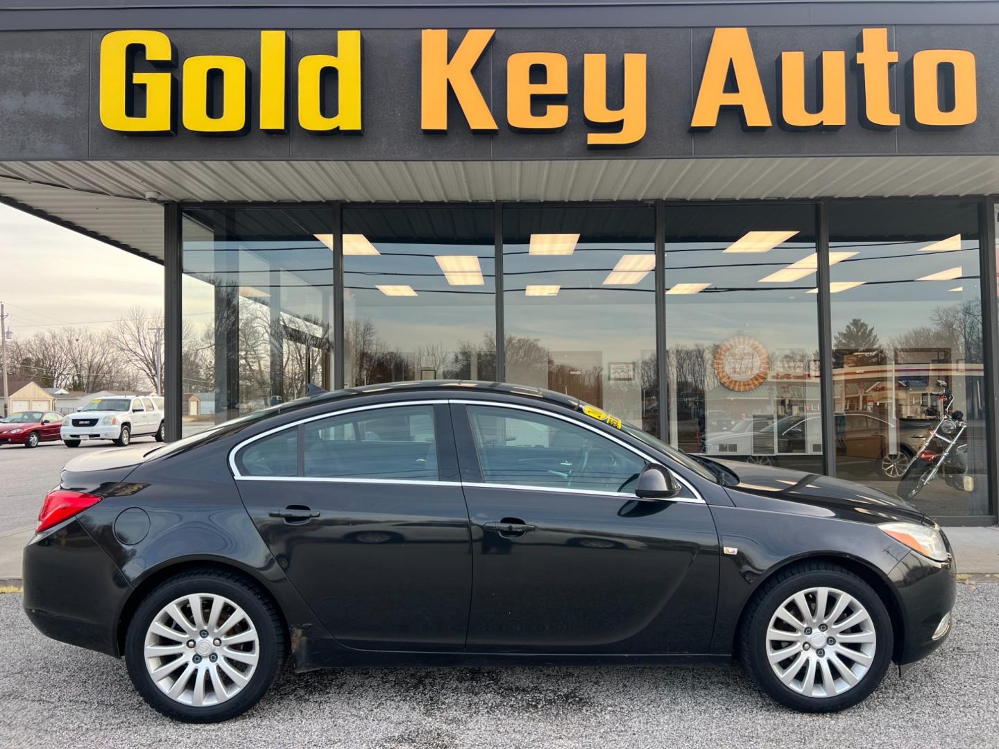 2011 Carbon Black Metalli Buick Regal CXL - 6XL (W04GU5GC6B1) with an 2.4L L4 DOHC 16V engine, 6-Speed Automatic transmission, located at 1633 W Kimberly, Davenport, IA, 52806, (563) 323-5341, 41.559456, -90.598732 - Photo#0